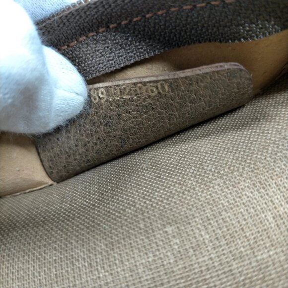 Vintage Gucci Sherry Line Brown PVC Clutch Bag mon250-101425 - Picture 15 of 16